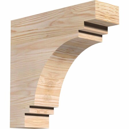 Ekena Millwork Pescadero Smooth Rafter Tail, Douglas Fir, 3 1/2"W x 12"H x 12"L RFT04X12X12PEC00SDF